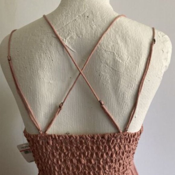 NWT Intimately Free People Adella Slip/Dress In Rose Size XS - Picture 2 of 4